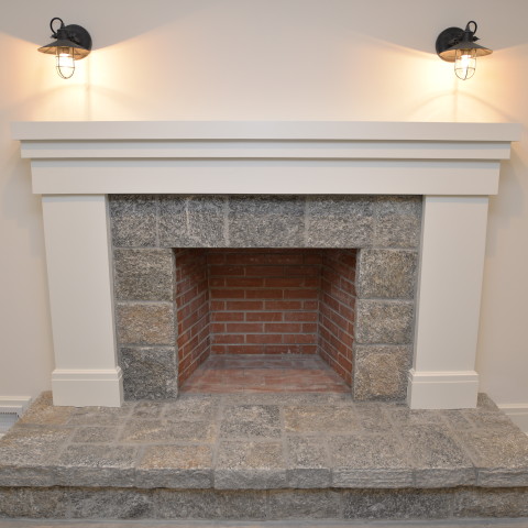 15V Basement Fireplace